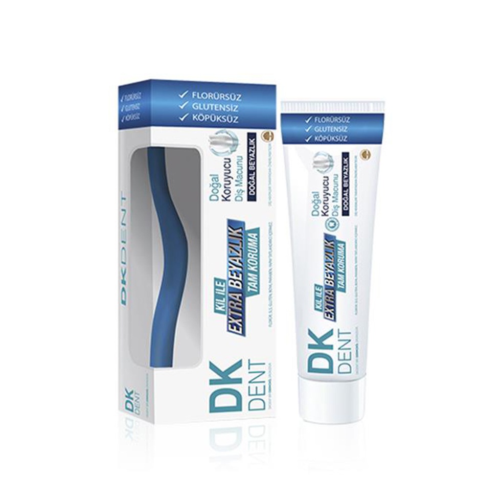 Dk Dent Klasik Florürsüz Diş Macunu 75 ml + Diş Fırçası Hediyeli !