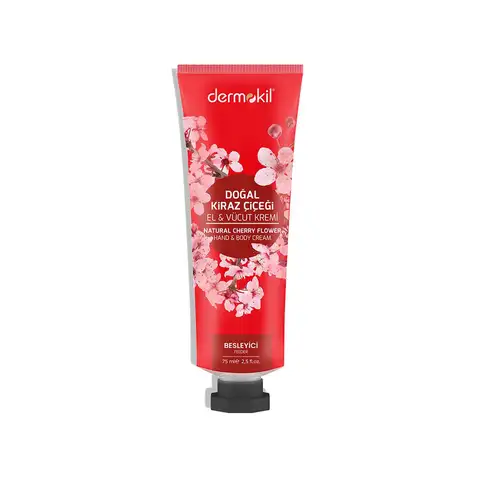 Kiraz Çiçeği El ve Vücut Kremi 75 ml (Tüm Cilt Tipleri)
