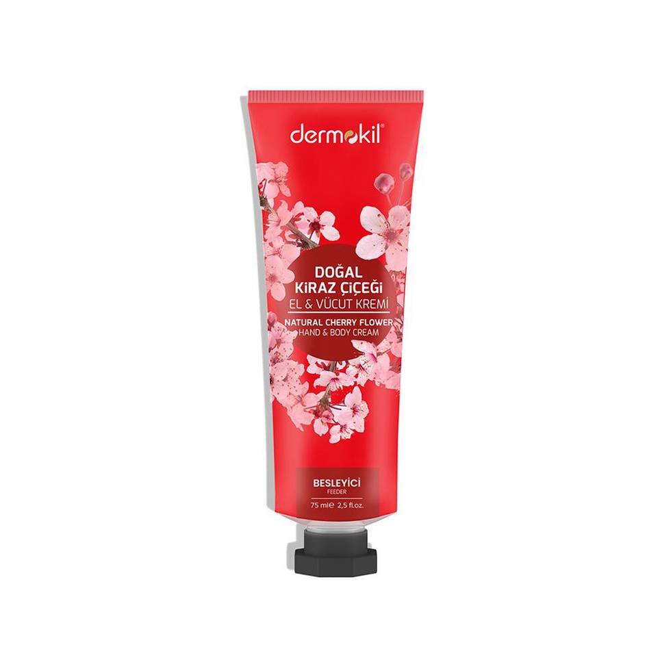 Kiraz Çiçeği El ve Vücut Kremi 75 ml (Tüm Cilt Tipleri)