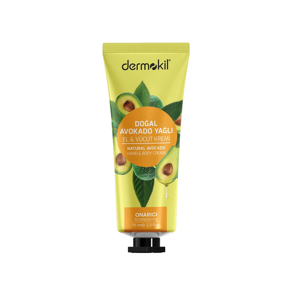 Avokado Yağlı El ve Vücut Kremi 75 ml (Tüm Cilt Tipleri)