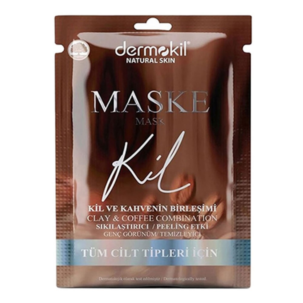 Sıkılaştırıcı Genç Görünüm İçin Kahve İçerikli Yüz Kil Maskesi 15 ml