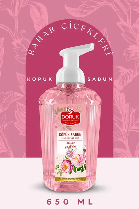 650ml Bahar Çiçekleri Köpük Sabun