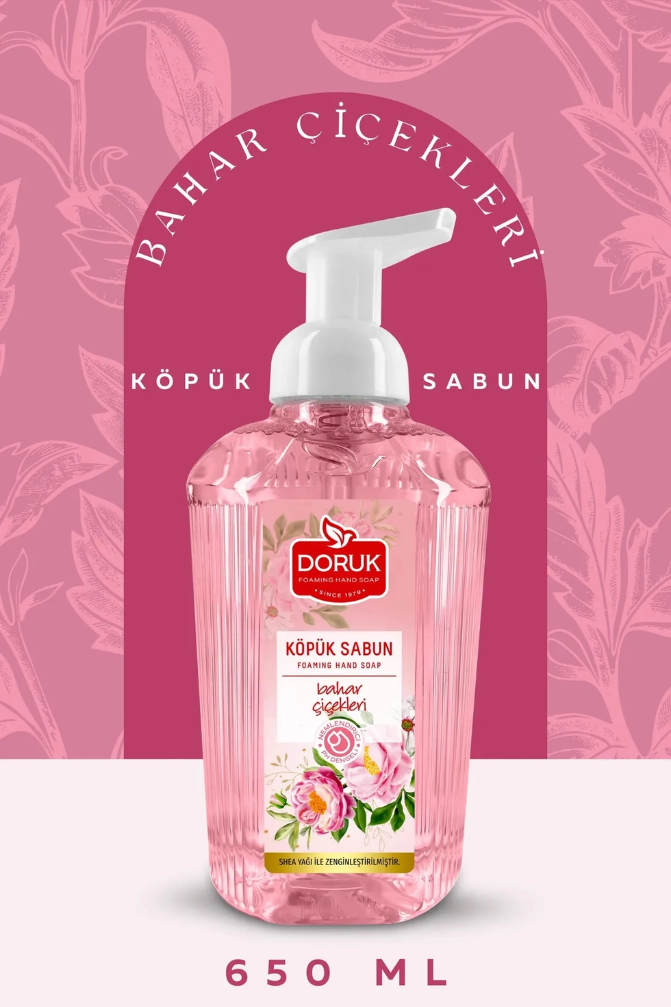 650ml Bahar Çiçekleri Köpük Sabun