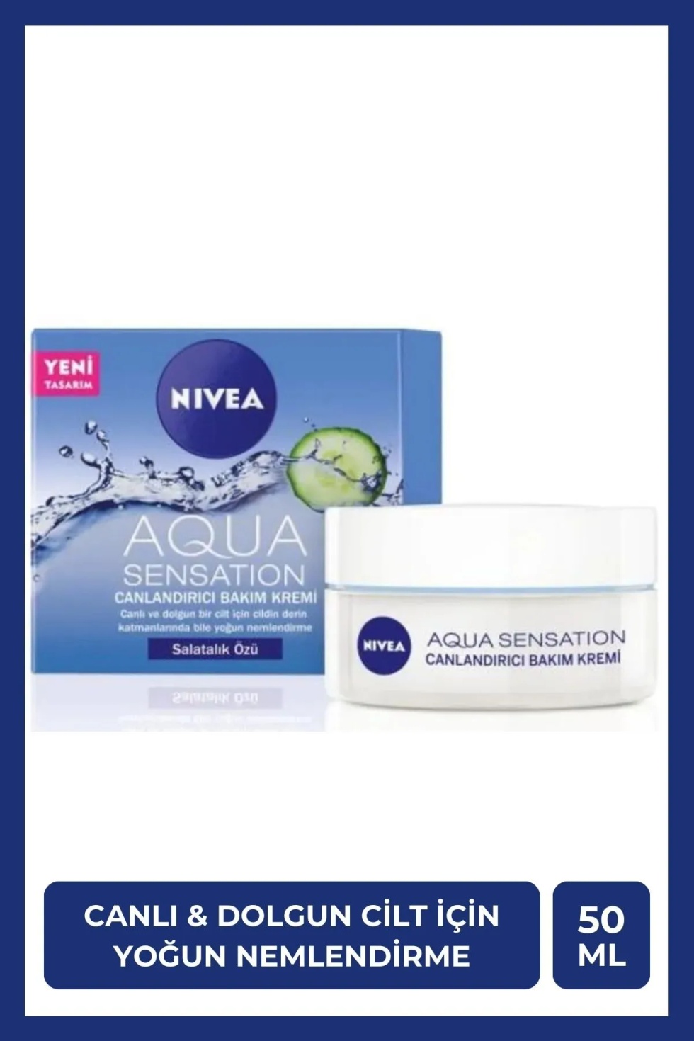 Aqua Sensation Normal/karma Ciltler Için Canladırıcı Bakım Kremi 50 ml