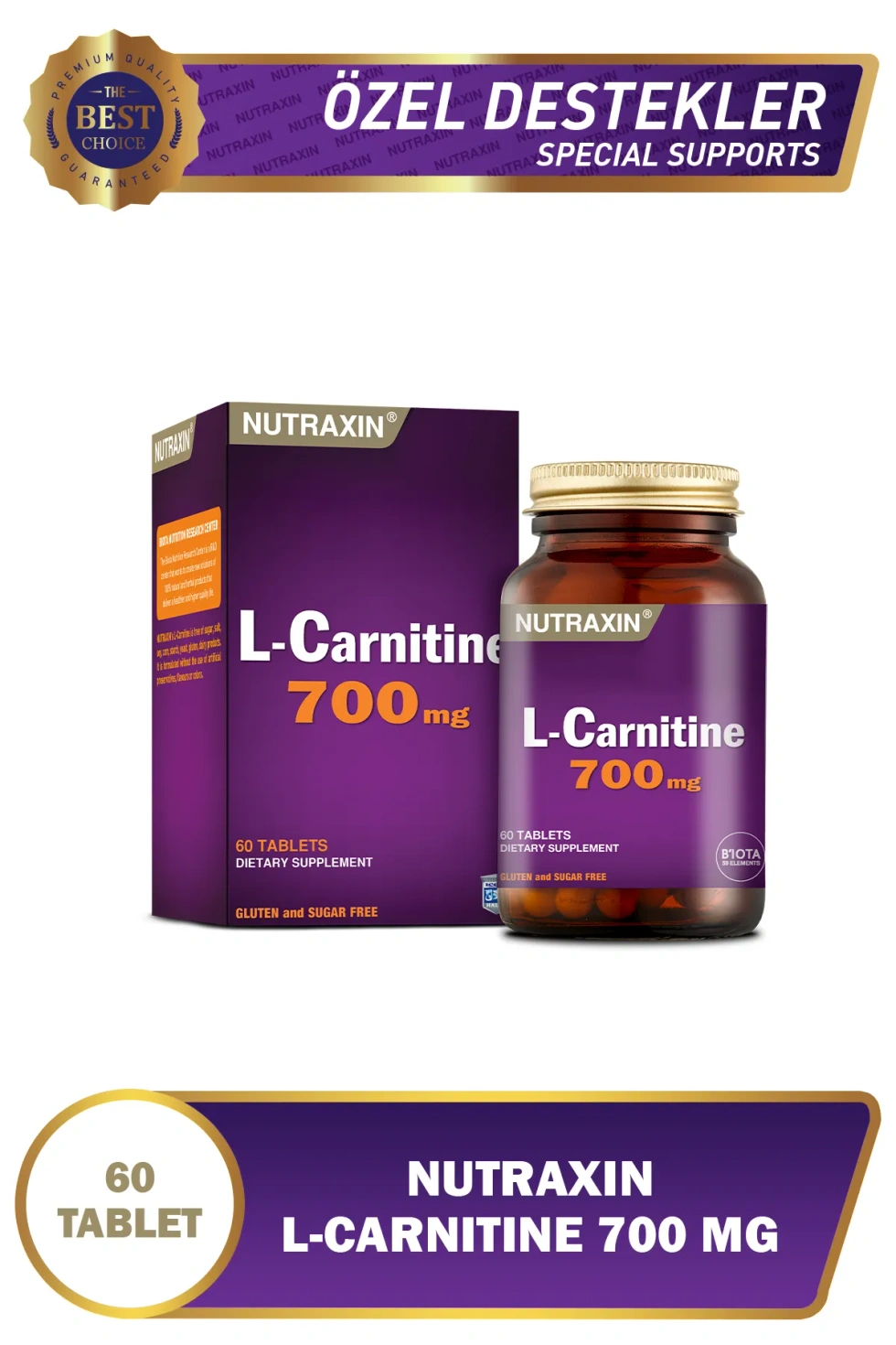 Nutraxın L-Carnıtıne 60 Kapsül
