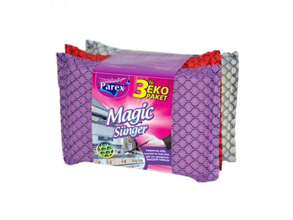 Magic Bulaşik Süngeri 3lü Paket