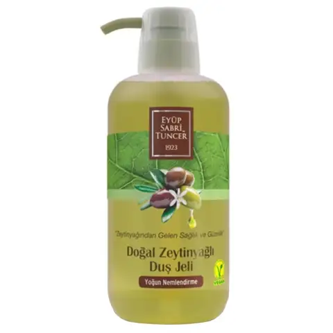 Doğal Zeytinyağlı Duş Jeli Pet Şişe 600 ml