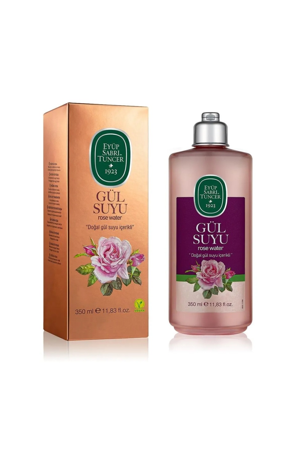 Doğal Gül Suyu 350 ml 24 Adet