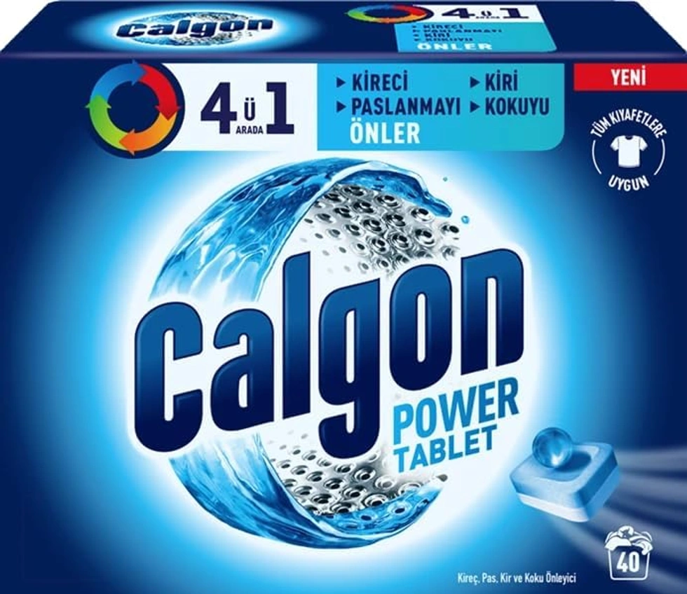 Çamaşır Makinesi Kireç Önleyici 40 Tablet