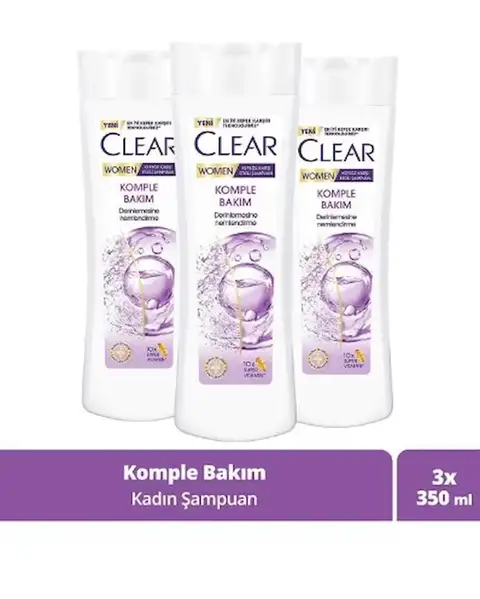 Women Kepeğe Karşı Etkili Şampuan Komple Bakım 350 ml X3
