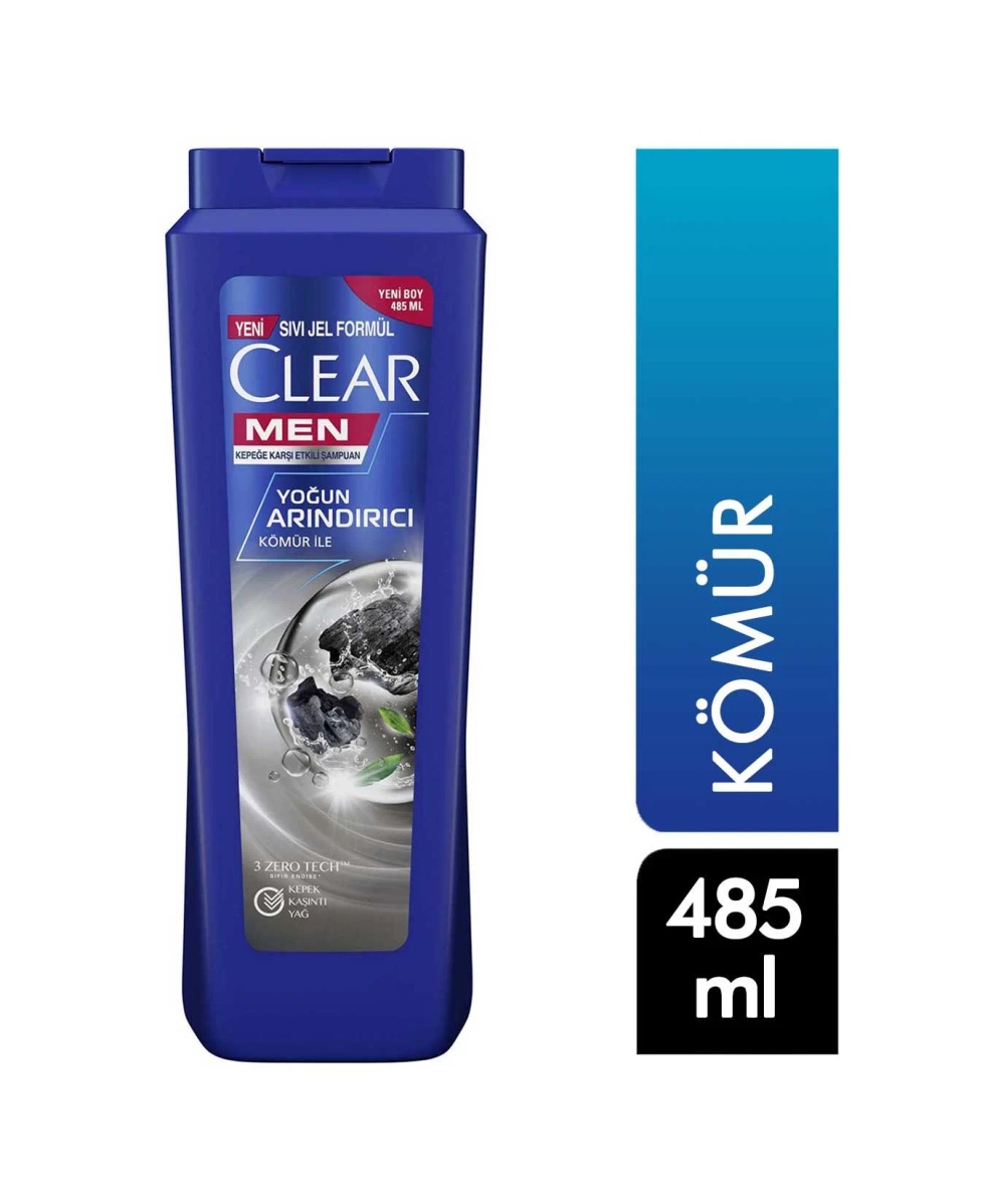 Men Kepeğe Karşı Etkili Şampuan Yoğun Arındırıcı Kömür İle 485 ml