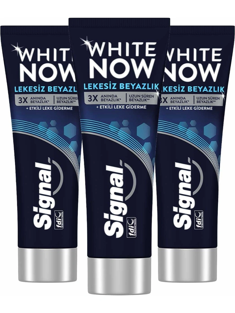 White Now Leke Karşıtı Kahve Ve Sigara Içenler Için Beyazlatıcı Diş Macunu 75ml X3