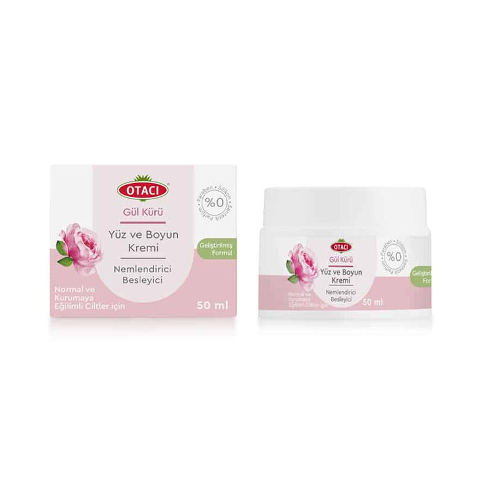 Gül Kürü Nemlendirici Yüz Ve Boyun Kremi 50ml