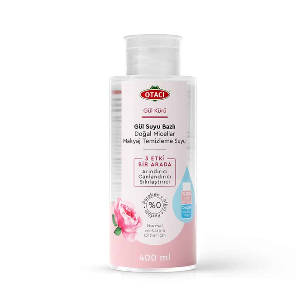 Gül Kürü Gül Suyu Bazlı Doğal Micellar Makyaj Temizleme Suyu