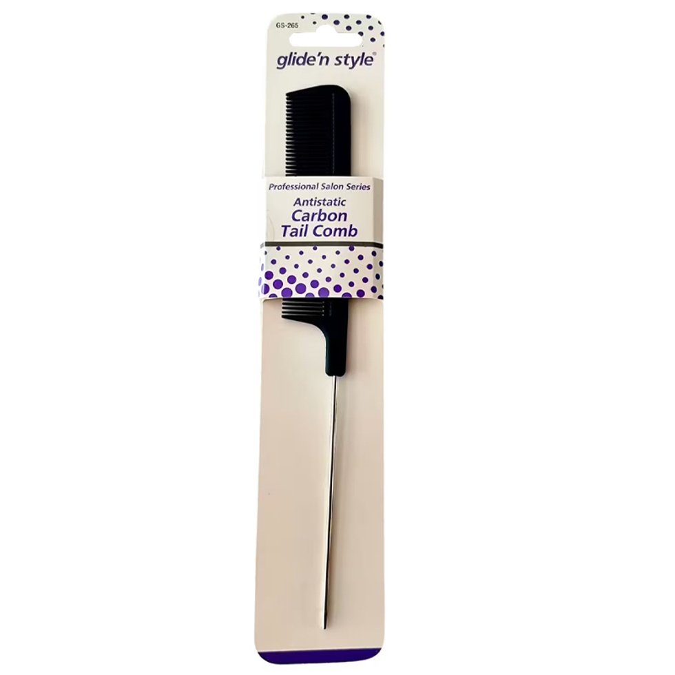 Glide’N Style Gs-265 Metal Uçlu Antistatik Karbon Krepe Tarağı