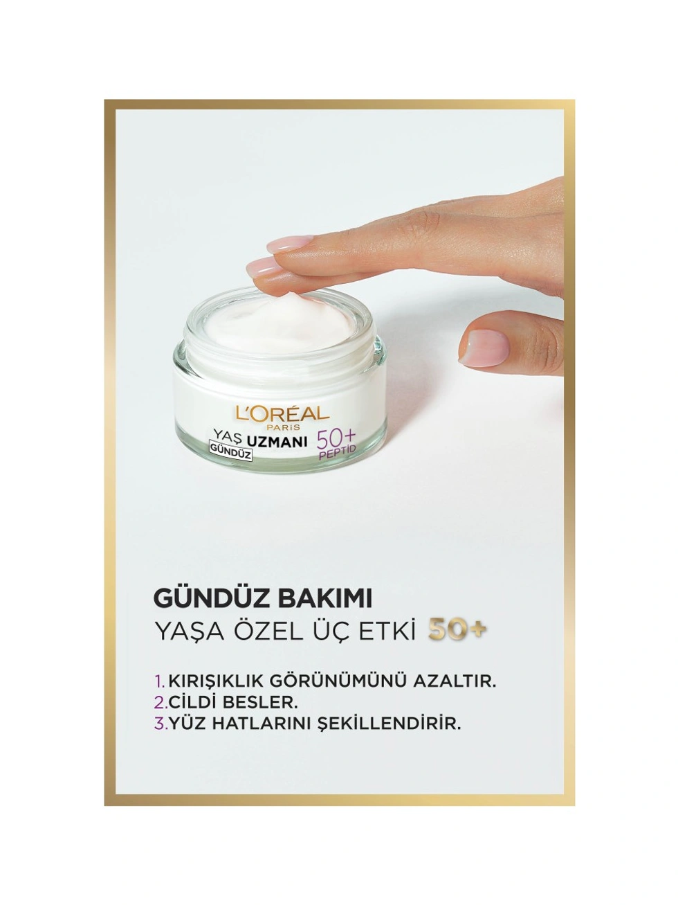 Paris Yaş Uzmanı Kırışıklık Karşıtı Krem Gündüz 50 ml