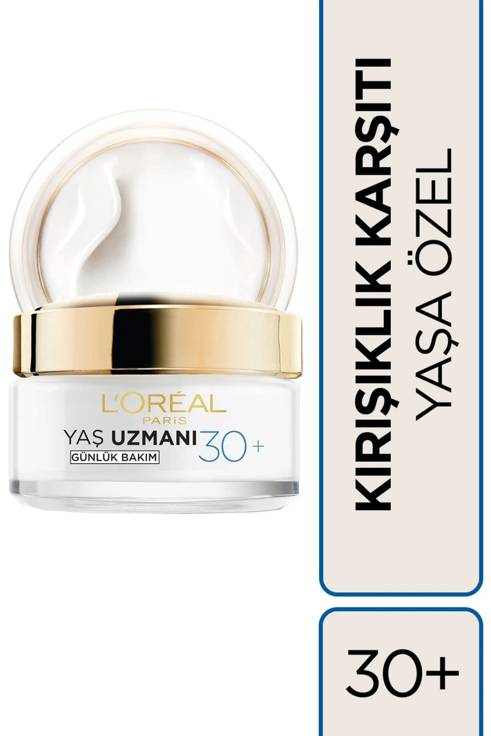 Paris Yaş Uzmanı 30+ Kırışıklık Karşıtı Nemlendirici Krem 50 ml