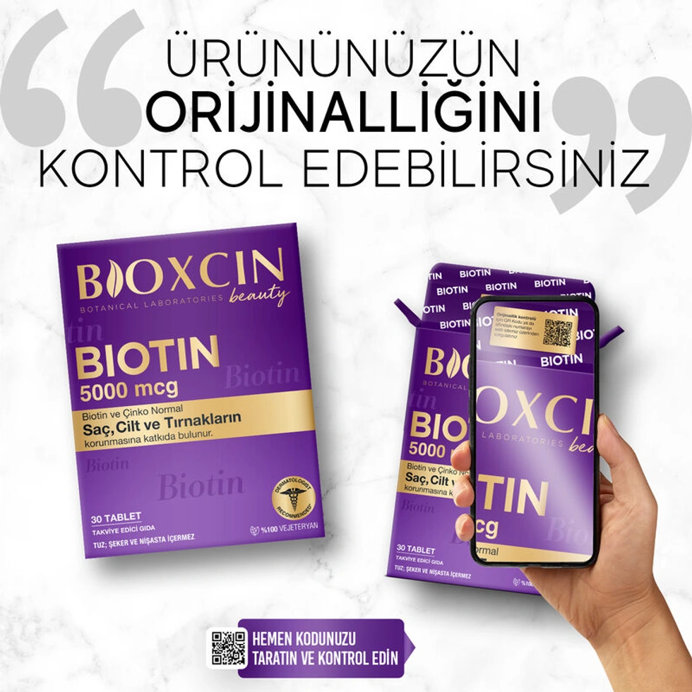 Biotin 5.000 Mcg 30 Tablet - Biotin + Çinko 15 Mg Saç Ve Tırnak Vitamini 2 li Avantaj Paket