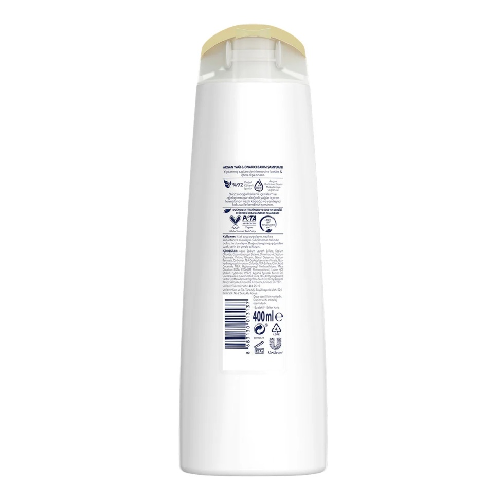 (Argan) Onarıcı Bakım Şampuan 400 Ml