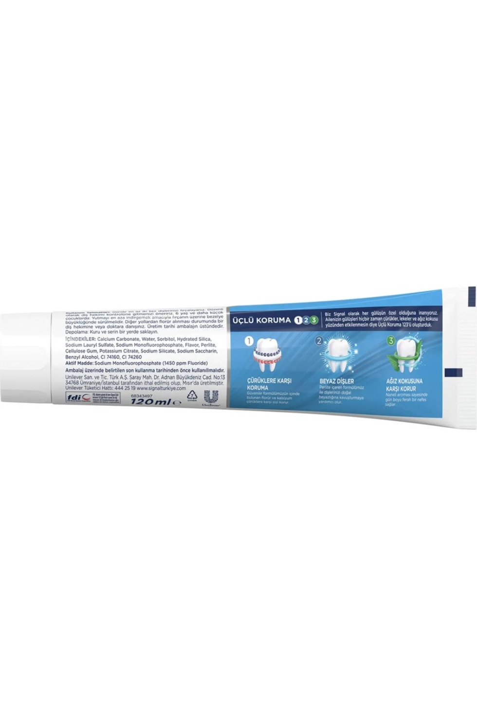 Diş Macunu Üçlü Koruma 120 ml