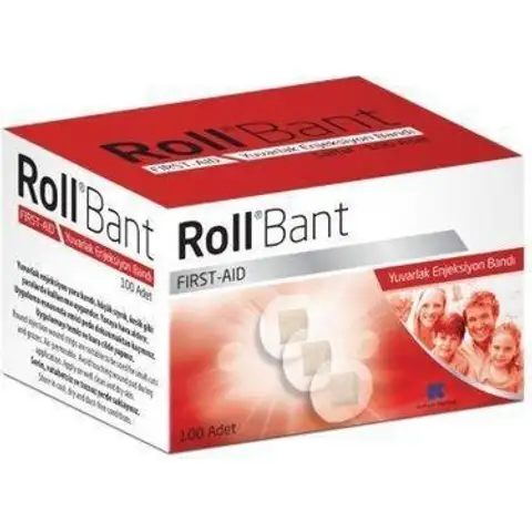 Bant First Aid Yuvarlak Enjeksiyon Bandı