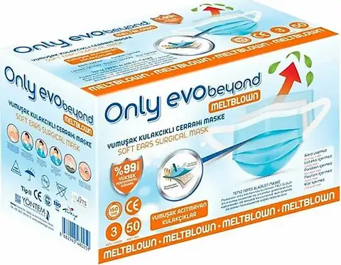 Evobeyond Melt.Cerh. Maske 20'li Beyaz
